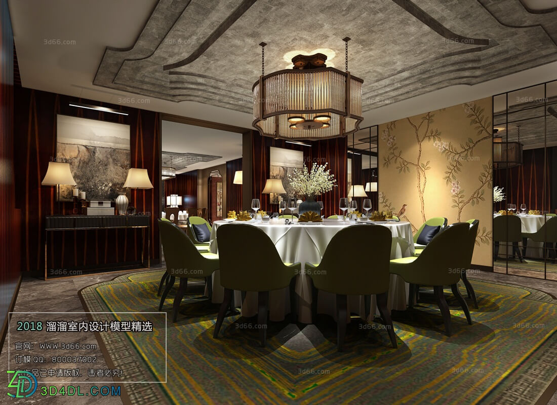3D66 2018 Chinese Style Room Space C022